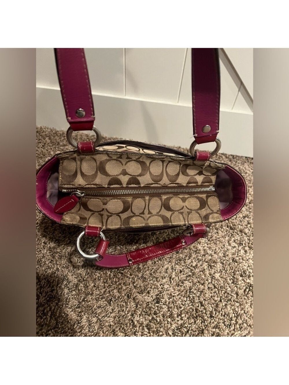 COACH PENELOPE SIGNATURE CANVAS TOTE - Picture 6 of 16
